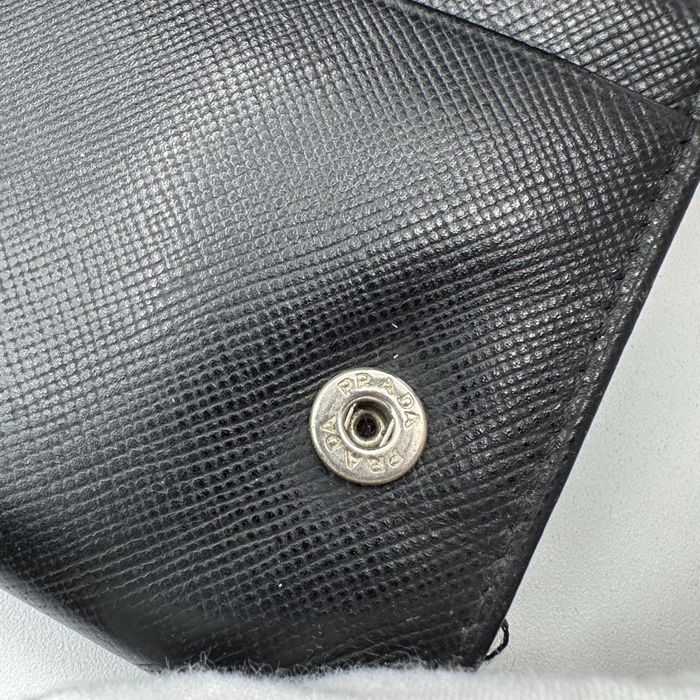 Prada Long Black Saffiano Leather Wallet - Picture 8 of 14